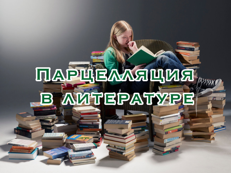 Парцелляция в литературе