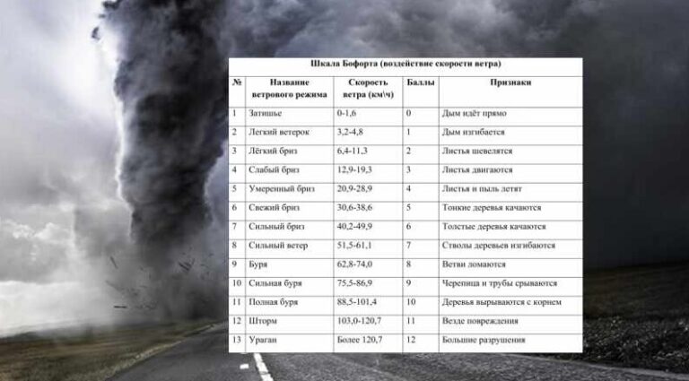 Шкала Бофорта