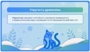 Упругость древесины