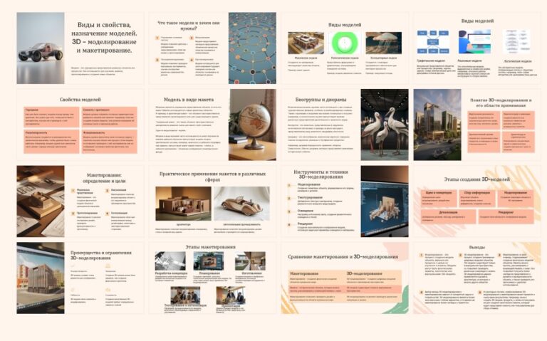 Виды и свойства назначение моделей 3D моделирование и макетирование