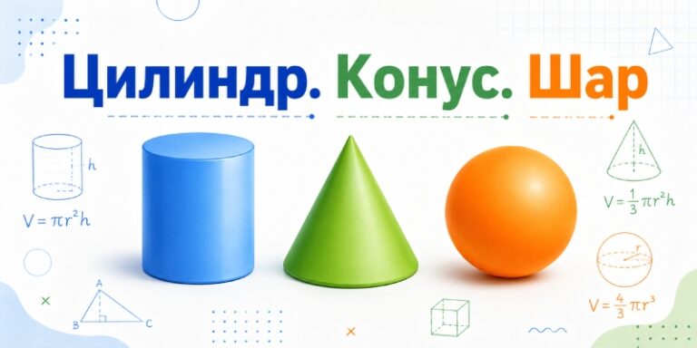 Цилиндр. Конус. Шар