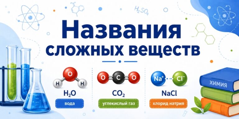Названия сложных веществ