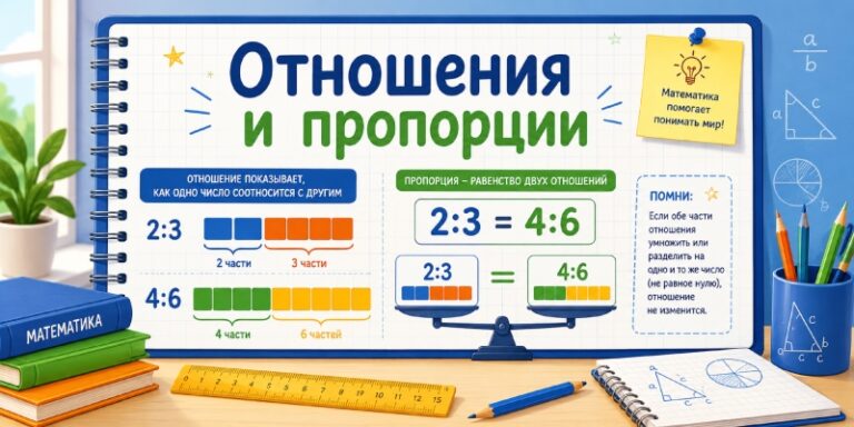Отношения и пропорции