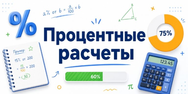 Процентные расчеты