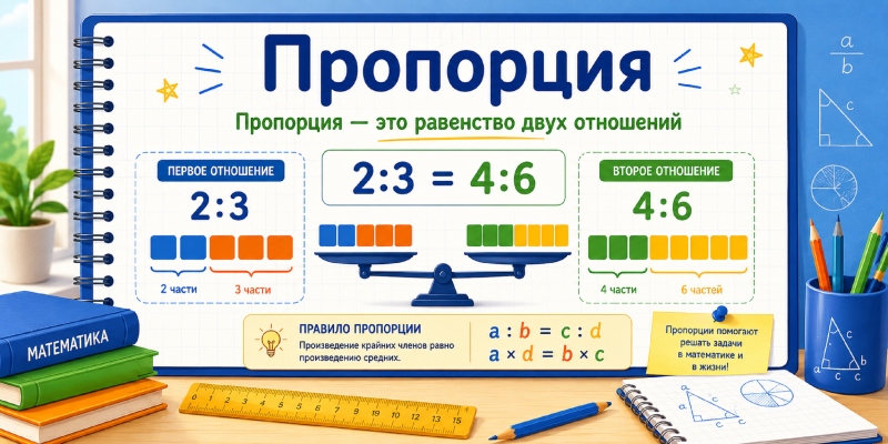 Пропорция определение