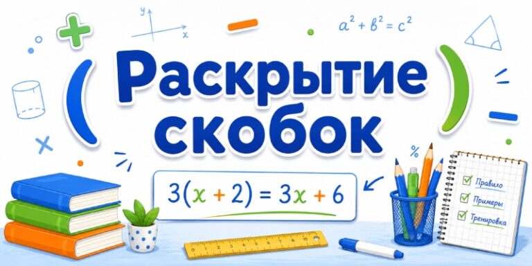Раскрытие скобок