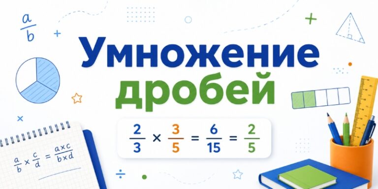 Умножение дробей