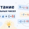 Вычитание рациональных чисел