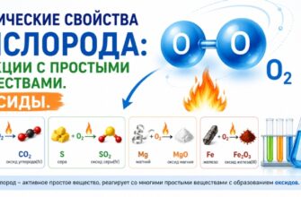 Химические свойства кислорода: реакции с простыми веществами. Оксиды.