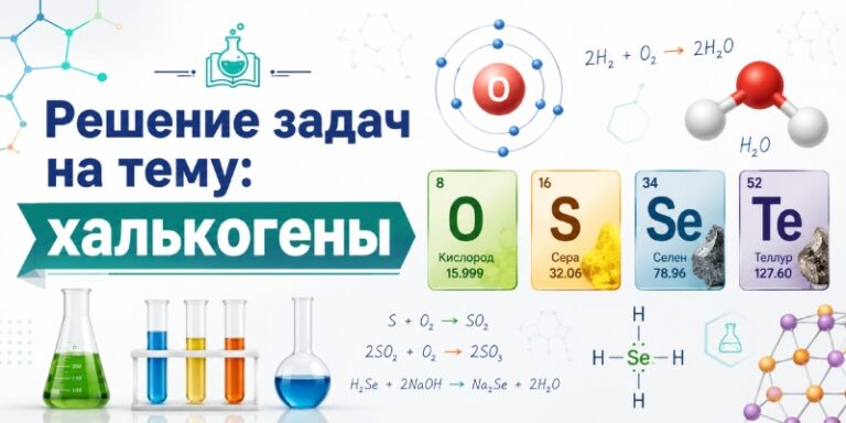 Решение задач на тему халькогены