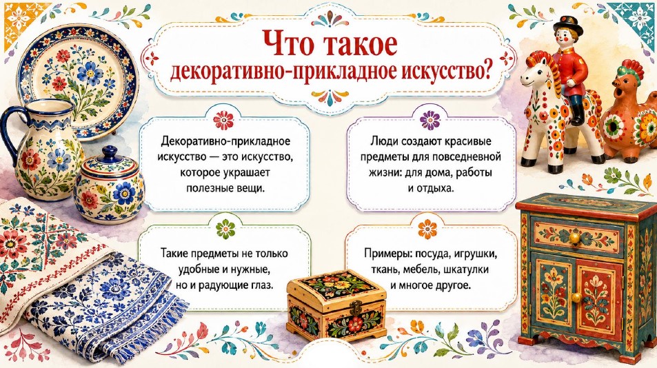 Что такое декоративно-прикладное искусство