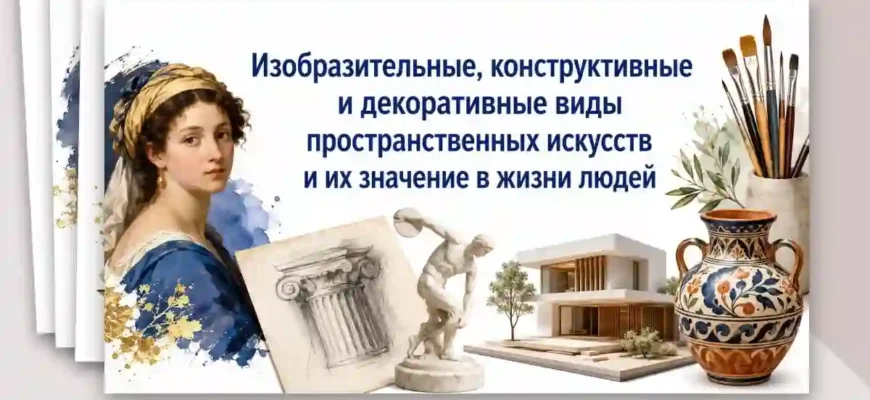 Изобразительные конструктивные и декоративные виды пространственных искусств и их значение в жизни людей