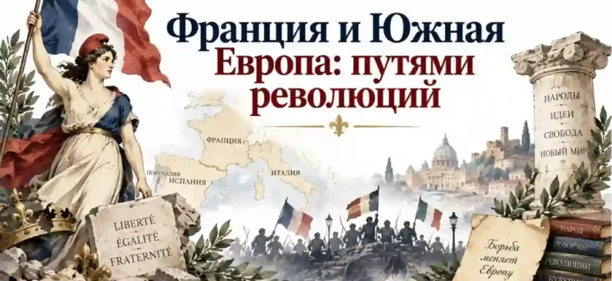 Франция и Южная Европа путями революций