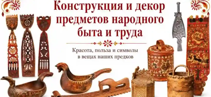Конструкция и декор предметов народного быта и труда