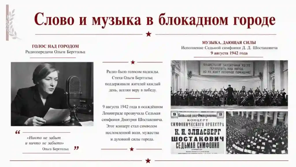 Подвиг и память К 85-летию начала блокады Ленинграда