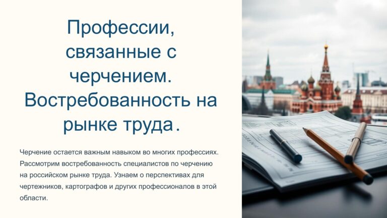 Профессии, связанные с черчением, и их востребованность на рынке труда