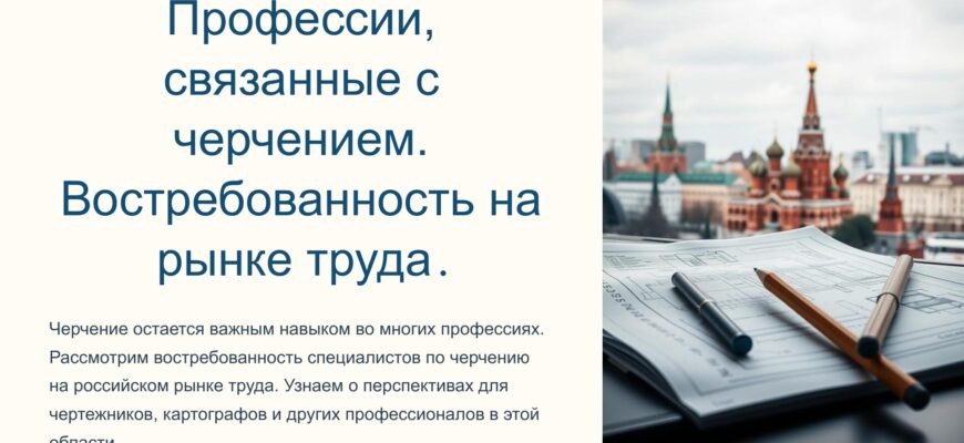 Профессии, связанные с черчением, и их востребованность на рынке труда