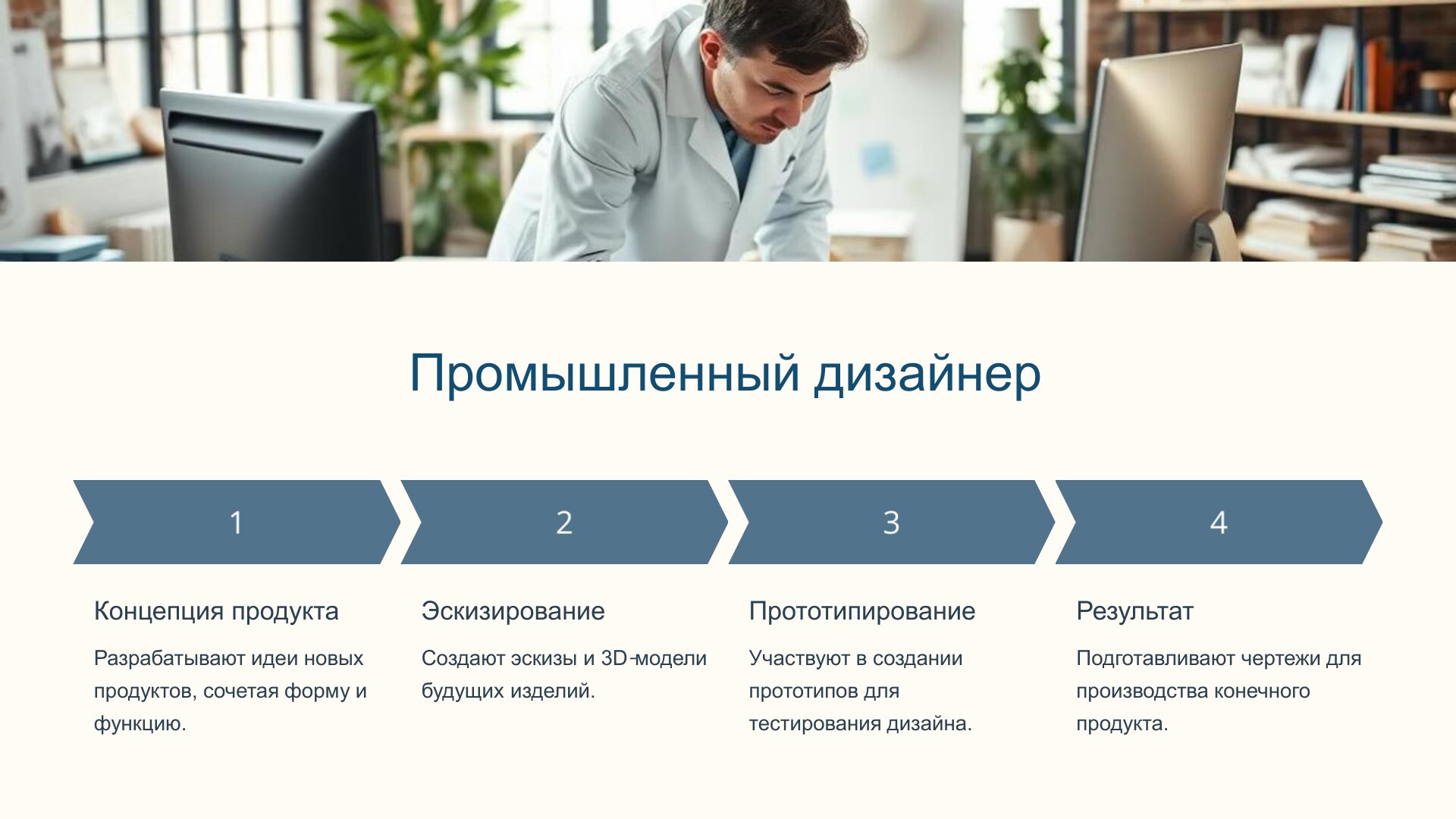Промышленный дизайнер Этапы работы промышленного дизайнера