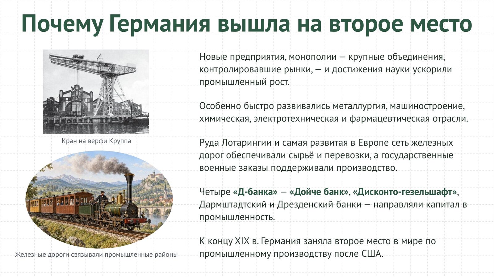 Промышленный подъём Германии